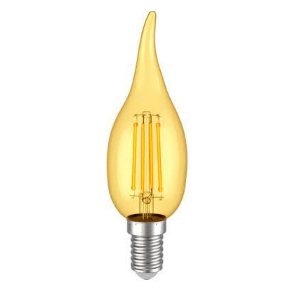 Лампа LED CВ35 свеча на ветру золото 5Вт 230В 2700К E14 серия 360 ° IEK